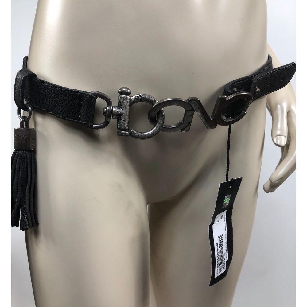 Costume National MWT Leather Belt Size 85